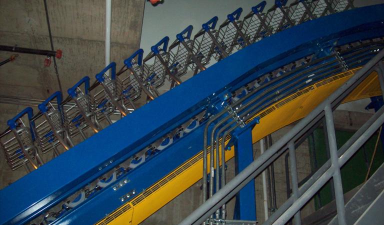 Baggage Cart Conveyor System Baggage Cart Conveyor System